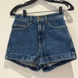 American Apparel Classic Blue Jean Shorts